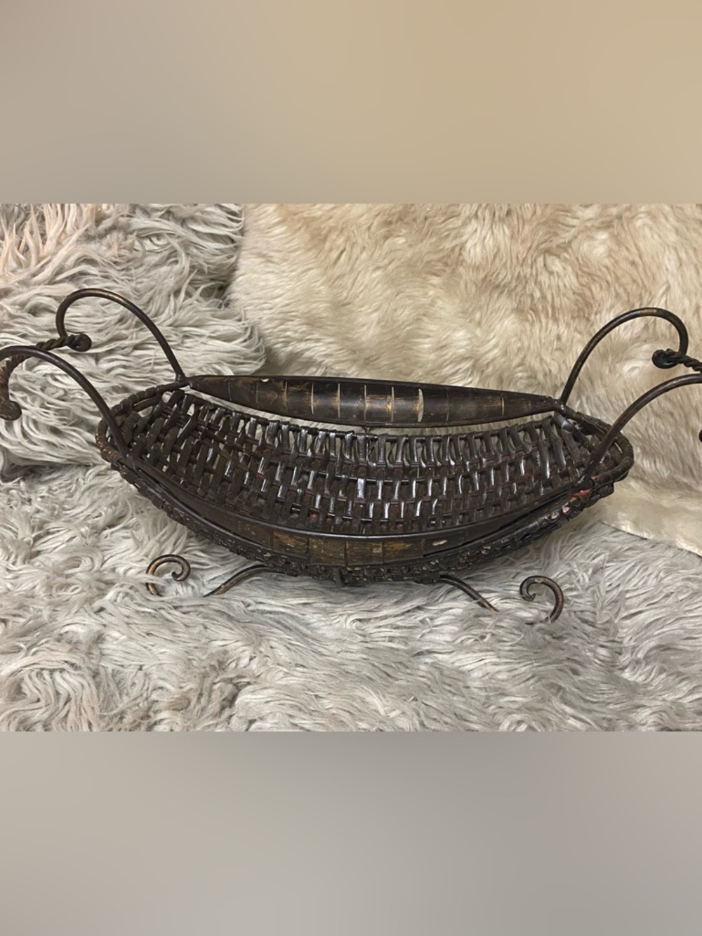 Vintage Metal Basket
